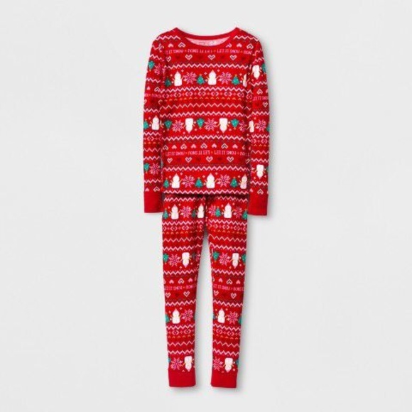 Cat & Jack Other - Cat & Jack Girl's Holiday Pajama set